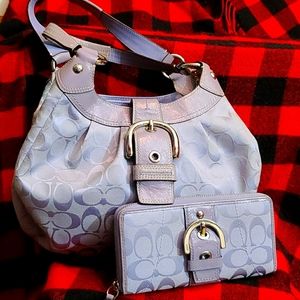 Coach Purse & Wallet Set
